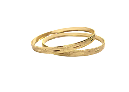 Gold Plated | Flat Bangles